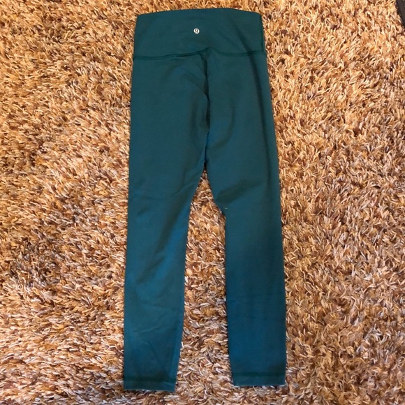 Lululemon- HighTimes Leggings teal size 6 - Picture 2 of 5